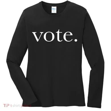Vote Simple Logo Women's Long Sleeve Shirt