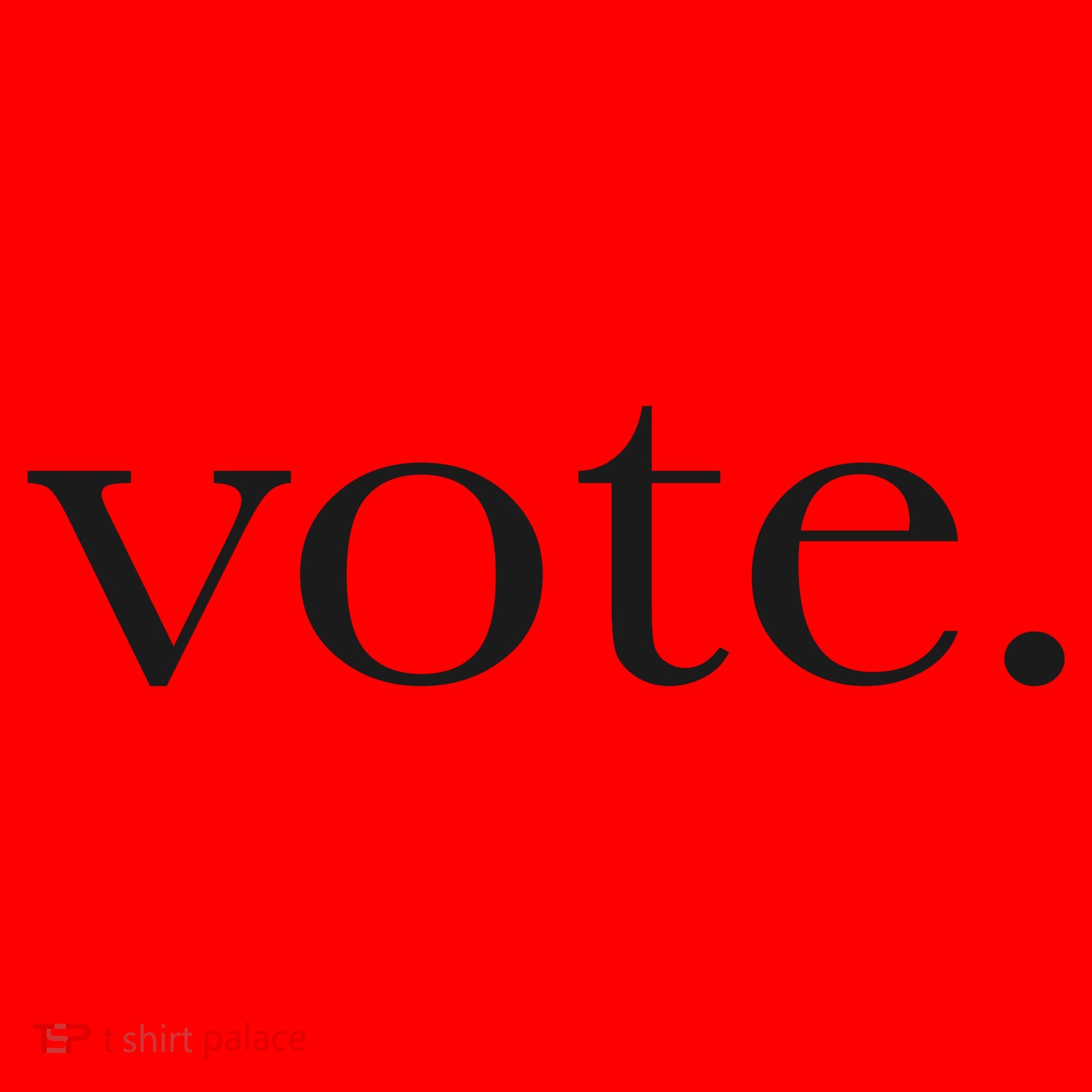 Vote Simple Logo Santa Hat