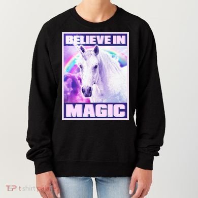 Vote Unicorn Believe in Magic Women's Sweatshirt