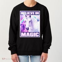 Vote Unicorn Believe in Magic Women's Sweatshirt thumb 0