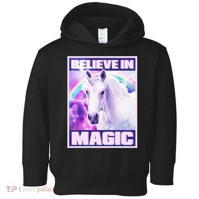 Vote Unicorn Believe in Magic Toddler Hoodie