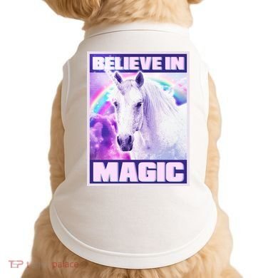 Vote Unicorn Believe in Magic Doggie Tank