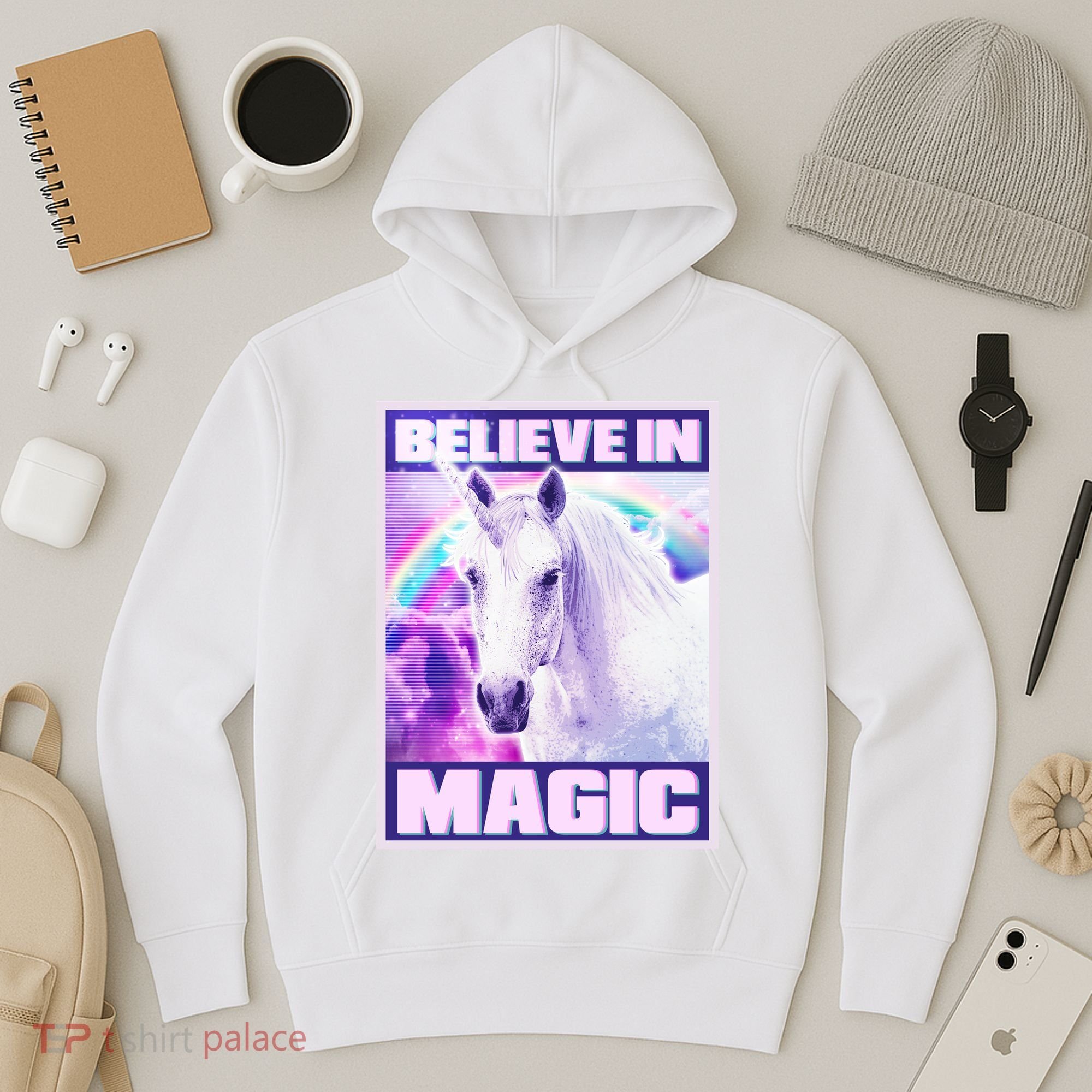Vote Unicorn Believe in Magic Hoodie