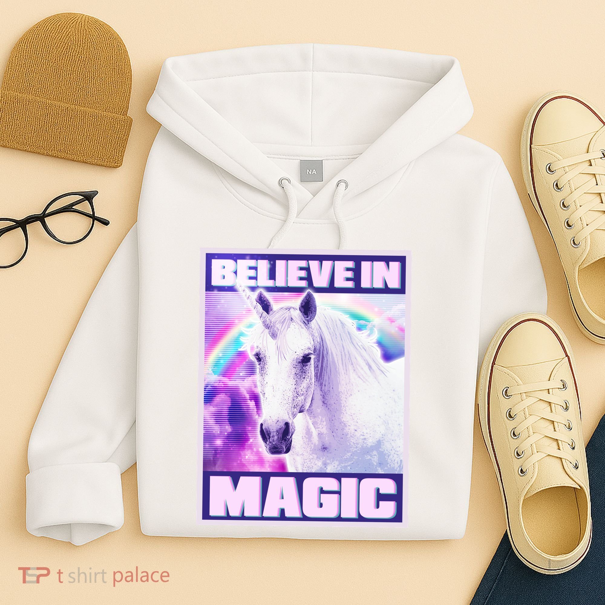 Vote Unicorn Believe in Magic Hoodie
