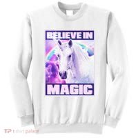 Vote Unicorn Believe in Magic Sweatshirt thumb 0
