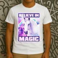 Vote Unicorn Believe in Magic T-Shirt thumb 3