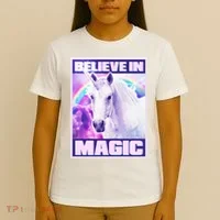 Vote Unicorn Believe in Magic T-Shirt thumb 4
