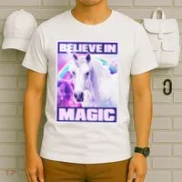 Vote Unicorn Believe in Magic T-Shirt thumb 6