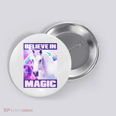 Vote Unicorn Believe in Magic Button