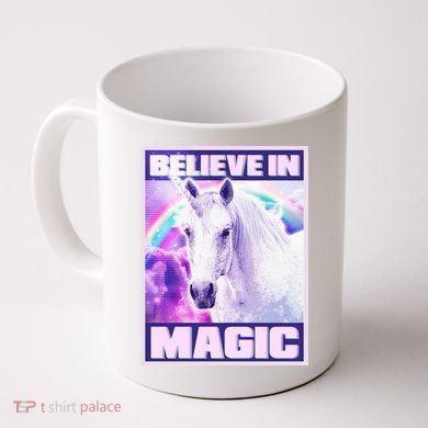 Vote Unicorn Believe in Magic Coffee Mug