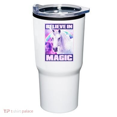 Vote Unicorn Believe in Magic Tumbler