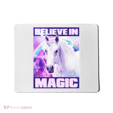 Vote Unicorn Believe in Magic Mousepad