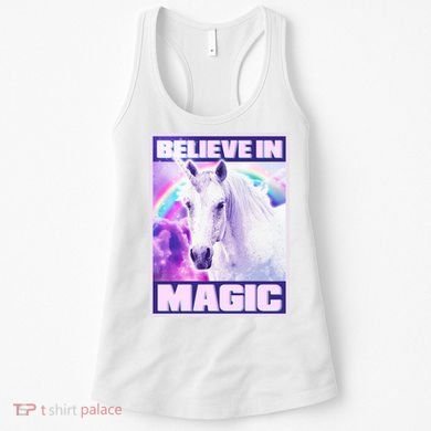 Vote Unicorn Believe in Magic Women's Tank Top