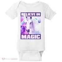 Vote Unicorn Believe in Magic Baby Bodysuit thumb 0