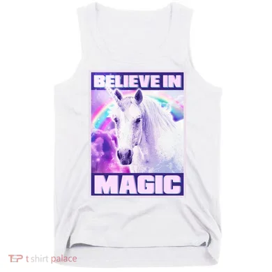 Vote Unicorn Believe in Magic Tank Top