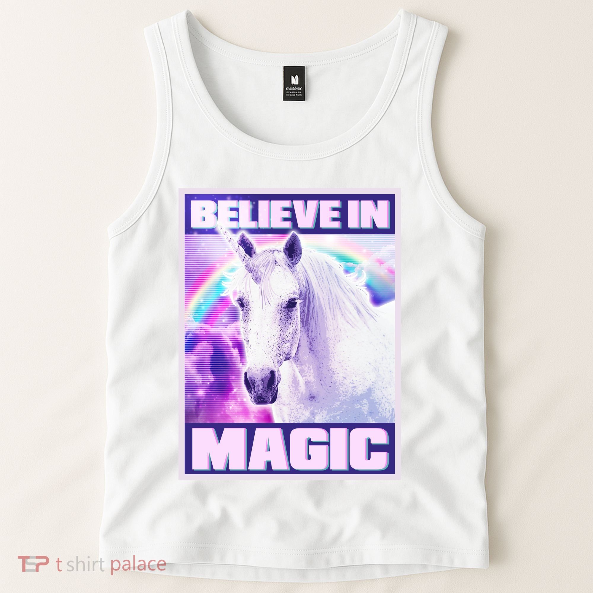 Vote Unicorn Believe in Magic Tank Top