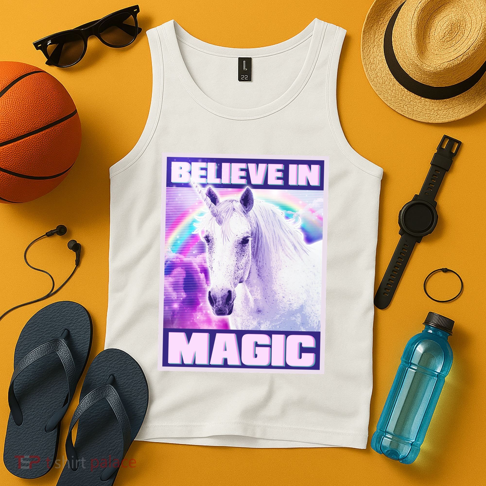 Vote Unicorn Believe in Magic Tank Top