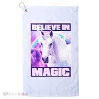 Vote Unicorn Believe in Magic Golf Towel thumb 0