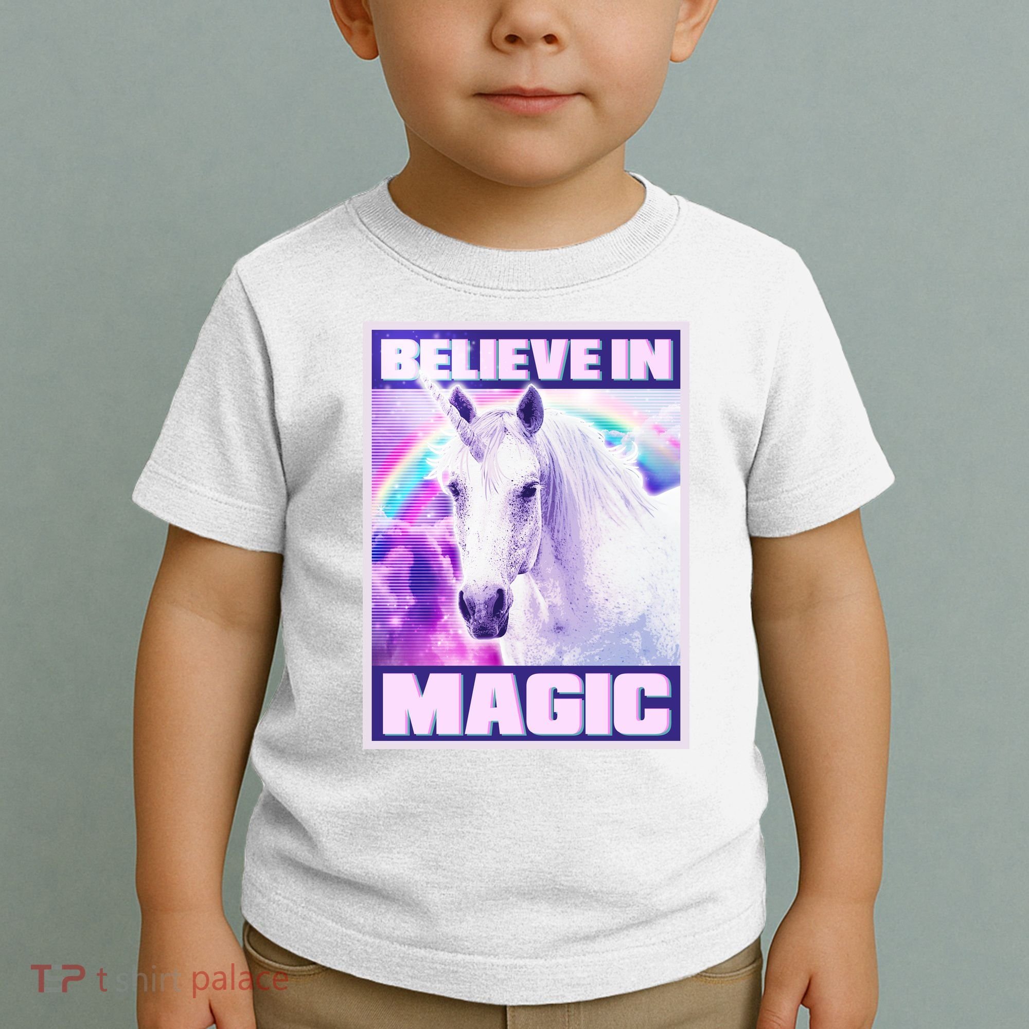 Vote Unicorn Believe in Magic Toddler T-Shirt