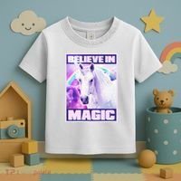 Vote Unicorn Believe in Magic Toddler T-Shirt thumb 3