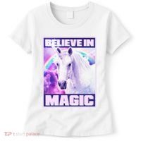 Vote Unicorn Believe in Magic Women's T-Shirt thumb 0