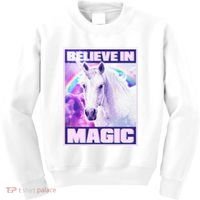 Vote Unicorn Believe in Magic Kids Sweatshirt thumb 0