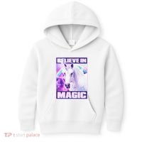 Vote Unicorn Believe in Magic Kids Hoodie thumb 0