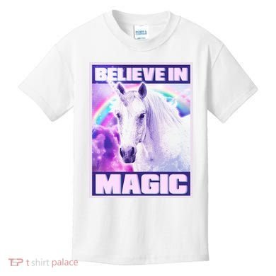 Vote Unicorn Believe in Magic Kids T-Shirt