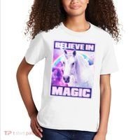 Vote Unicorn Believe in Magic Kids T-Shirt thumb 2