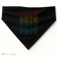 Vote Vote Vote USA-Made Doggie Bandana thumb 0