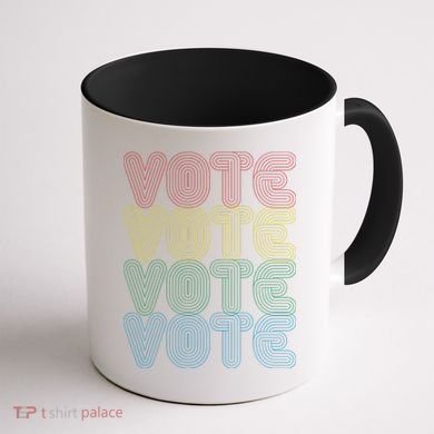 Vote Vote Vote Coffee Mug back
