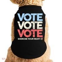 Vote Vote Vote Exercise Your right Doggie Tank thumb 0