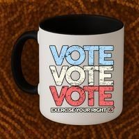 Vote Vote Vote Exercise Your right Coffee Mug thumb 2