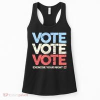 Vote Vote Vote Exercise Your right Women's Tank Top thumb 0