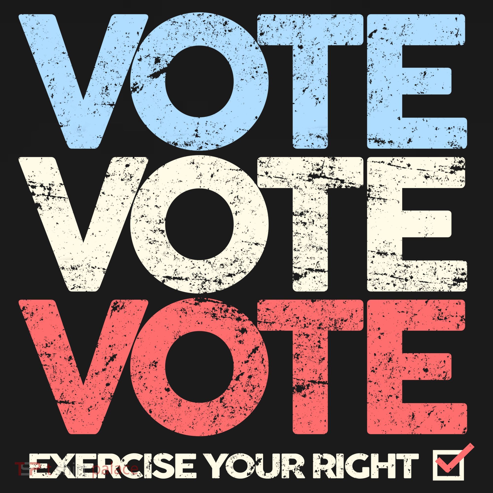 Vote Vote Vote Exercise Your right Women's Long Sleeve Shirt