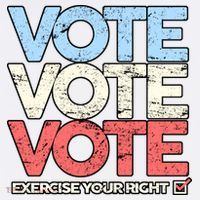 Vote Vote Vote Exercise Your right Garment-Dyed Sweatshirt thumb 2
