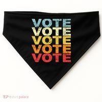 VOTE VOTE VOTE VOTE USA-Made Doggie Bandana thumb 0