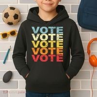 VOTE VOTE VOTE VOTE Kids Hoodie thumb 2