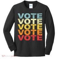 VOTE VOTE VOTE VOTE Kids Long Sleeve Shirt thumb 0