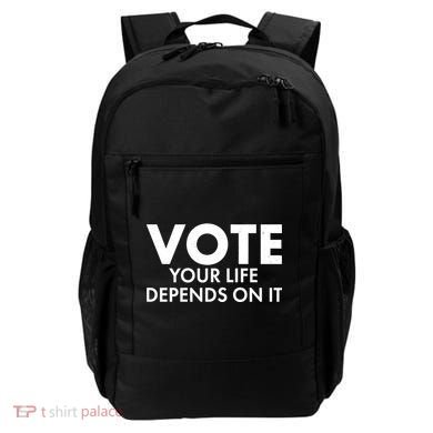 VOTE Your Life Depends On it Backpack