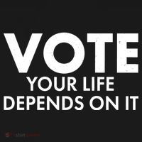VOTE Your Life Depends On it Bucket Hat thumb 4