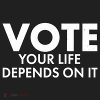 VOTE Your Life Depends On it Beanie thumb 2