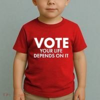 VOTE Your Life Depends On it Toddler T-Shirt thumb 2