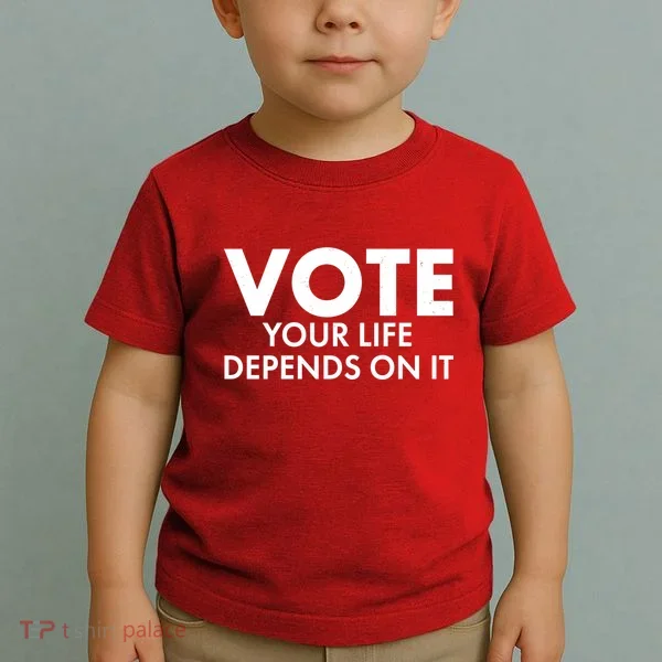 VOTE Your Life Depends On it Toddler T-Shirt