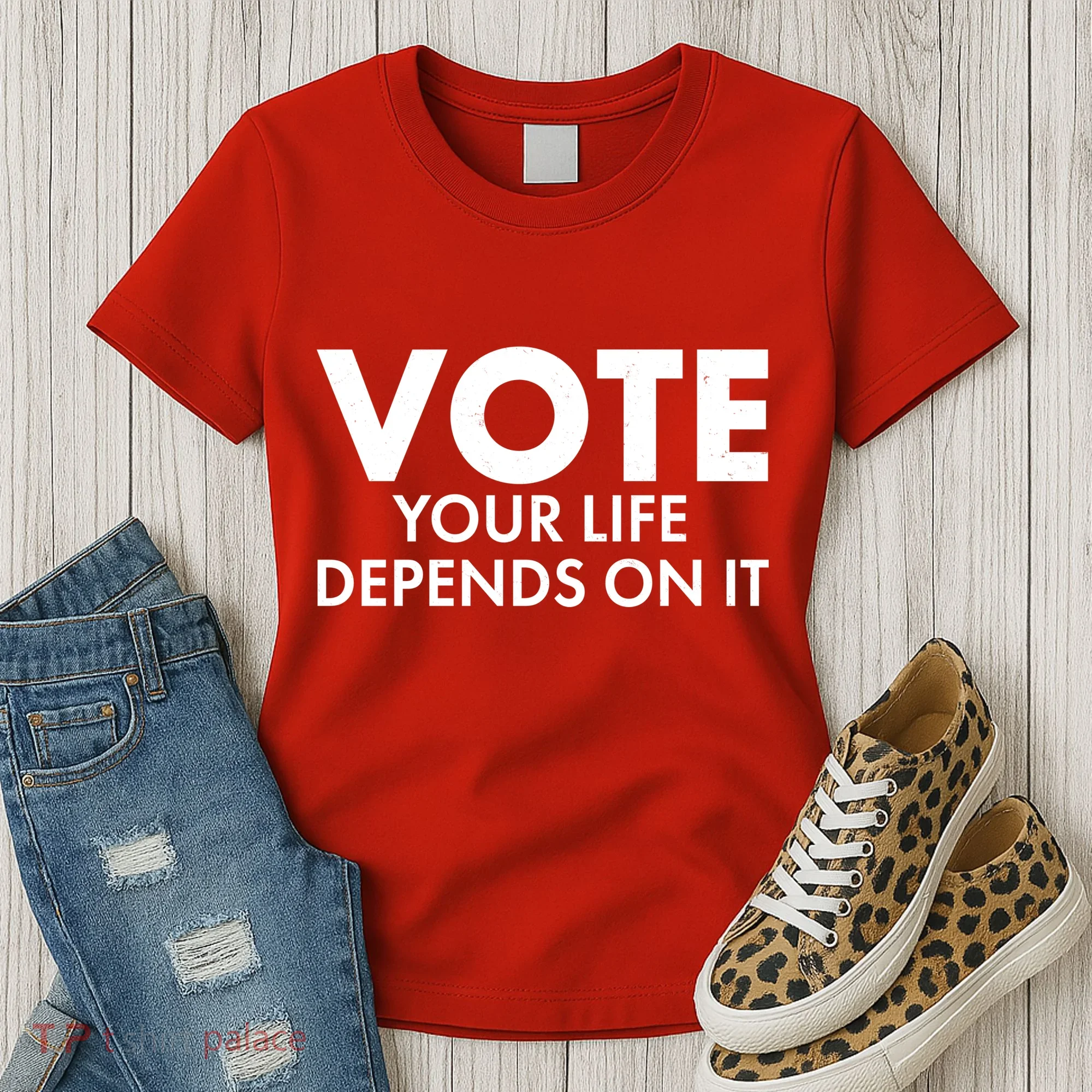 VOTE Your Life Depends On it Women's T-Shirt