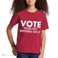VOTE Your Life Depends On it Kids T-Shirt thumb 2