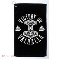 Victory Or Valhalla 1776 Golf Towel thumb 0