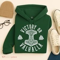 Victory Or Valhalla 1776 Hoodie thumb 4