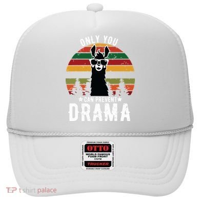 Vintage Only You Can Prevent Drama Llama Gift Hat