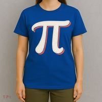 Vintage Pi 3 14 Pi Number Symbol Retro Art Math Scince Cute Cute Gift T-Shirt thumb 4